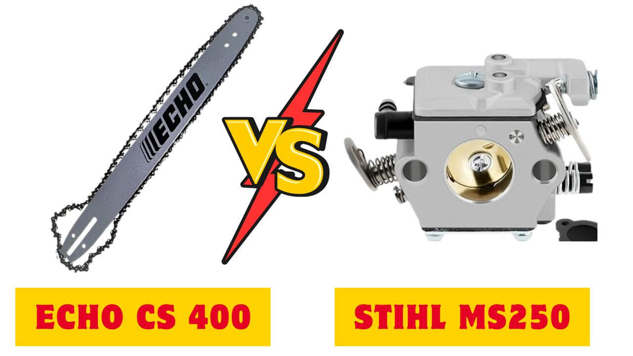 Echo CS 400 vs Stihl MS250 REVIEW